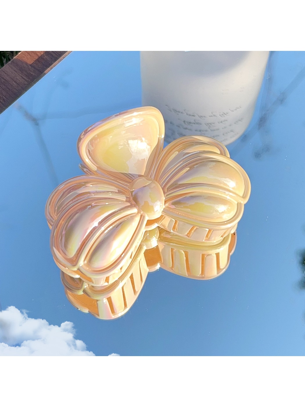 Beau - Glossy Gradient Acetate Fish Tail Hair Claw Clip