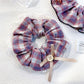 Gifty - Vintage Bow Checkered Scrunchie