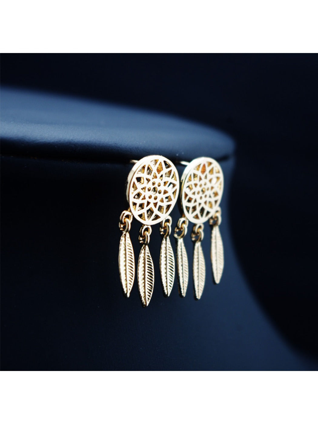 Earedge - Bohemian Leaf Drop Earrings