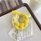 Gifty - Braided Nylon Bow Style Stretch Hair Tie