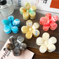 Beau - Floral Gradient Plastic Commuter Updo Claw Clip