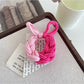Gifty - Braided Nylon Bow Style Stretch Hair Tie