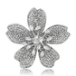 Brovia - Cherry Blossom Flower Shape Alloy Brooch
