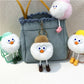 Keypus - Cartoon Funny Round Keychain