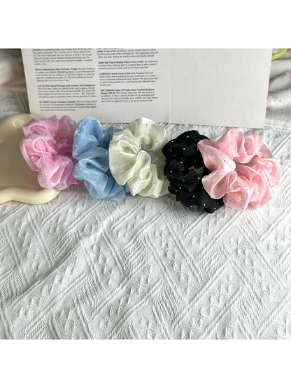 Gifty - Fluffy Decorative Polyester Scrunchie
