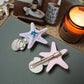 Beau - Starfish Shell-Accent Alligator Hair Clip