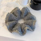 Gifty - Winter Gray Gathered Scrunchies