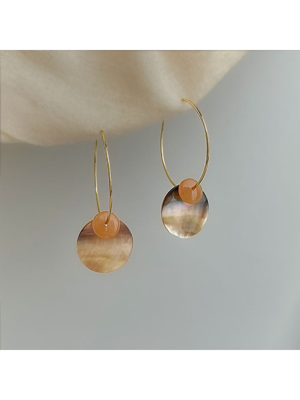 Earedge - Trendy Round Drop Earrings