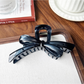 Beau - PC Bow Accent Geometric Ring Hair Claw Clip