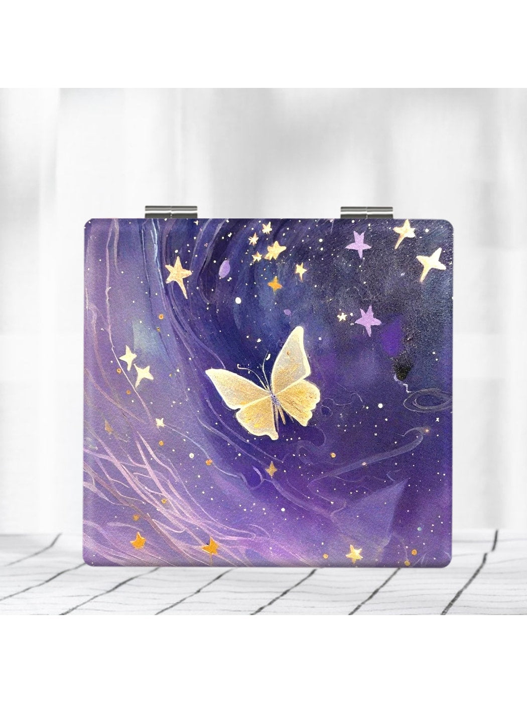 Mirroray - Dreamy Butterfly Pattern Compact Mirror