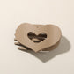 Beau - Heart Cutout Matte Hair Clip