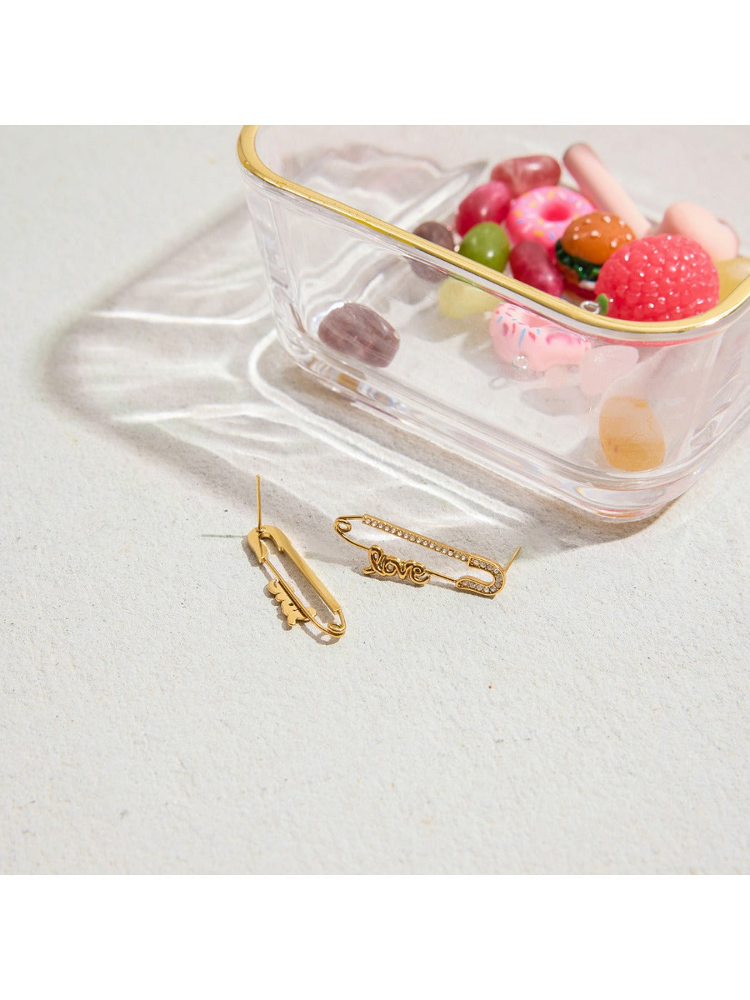 Earedge - Love Letter Paper Clip Earrings