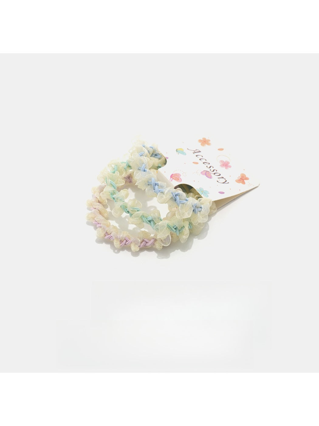 Gifty - 3 Piece Mesh Spiral Scrunchies