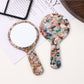 Mirroray - Small Round Mirror With Acetic Acid Handle