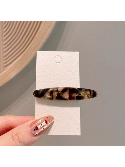 Beau - Acetate Oval Duckbill Side Hair Clip