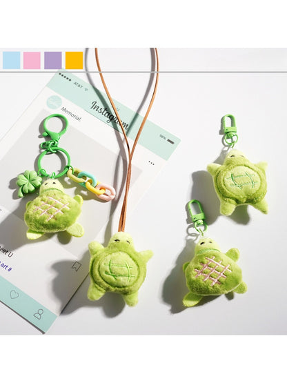 Keypus - Cute Green Turtle Keychain