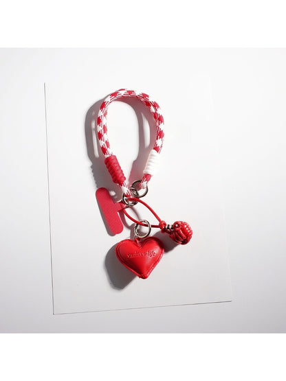 Keypus - Red Heart-Shaped Keyring