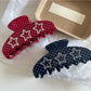 Beau - Star Polka Dot Pattern Hair Clip