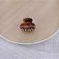 Beau medium half ponytail claw clip displayed with packaging box