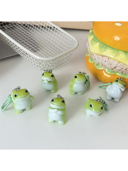 Keypus - Cute Cartoon Frog Bag Charm Alloy Keychain