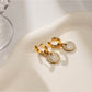 Earedge - Minimalist Round Drop Earrings