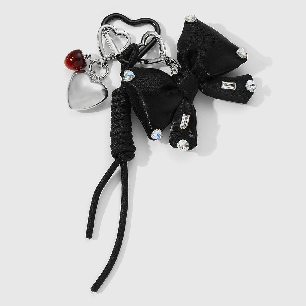 Keypus - Y2K Bow Heart Cute Decorative Keychain