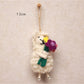 Fletery - Cute Sheep Hanging Ornament 3D Plush Doll