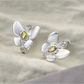 Earedge - Plated Butterfly Design Earrings