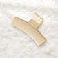Beau - Minimalist Square Shape Plastic Hair Claw Clip