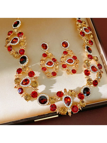 Nozari - Vintage Teardrop Rhinestone Jewelry