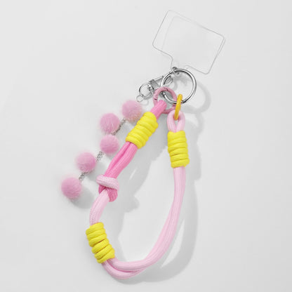 Keypus - Sweet Pom Pom and Dog Charm Keychain
