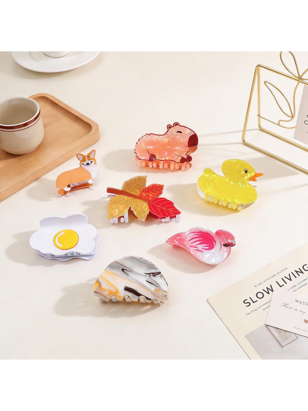 Beau - Sweet PVC Novelty Shape Hair Claw Clip