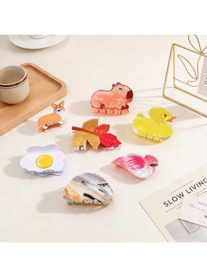 Beau - Sweet PVC Novelty Shape Hair Claw Clip