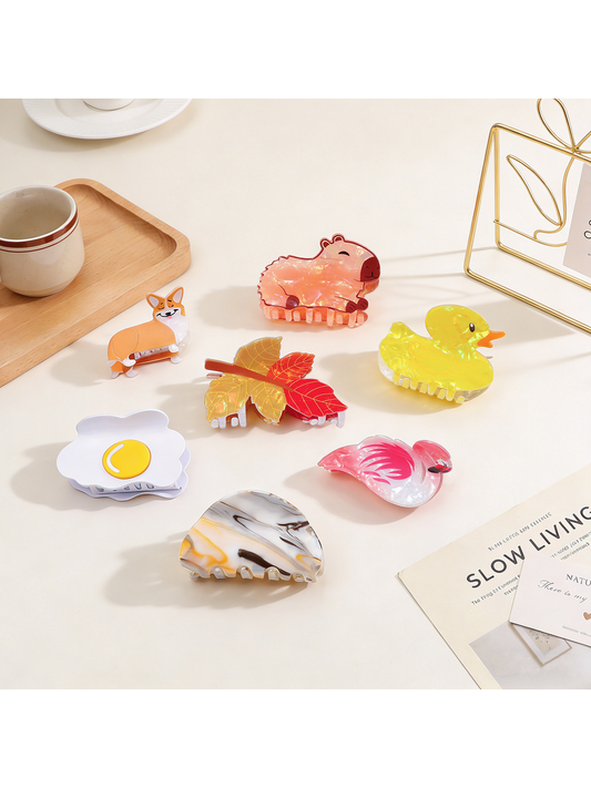 Beau - Sweet PVC Novelty Shape Hair Claw Clip