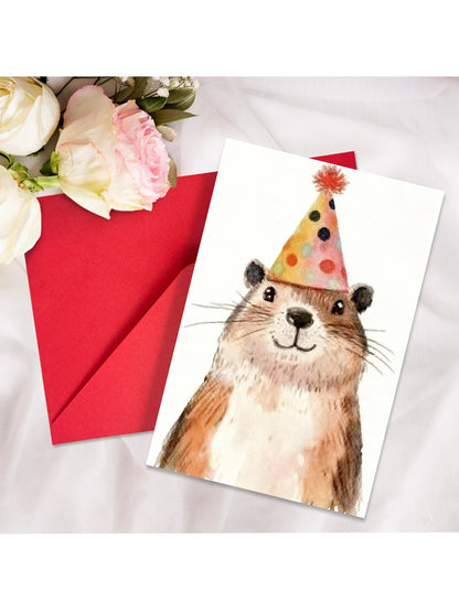 Carduria - Animal Themed Birthday Card