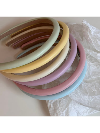 Gifty - Simple Irregular Edge PU Leather Headband