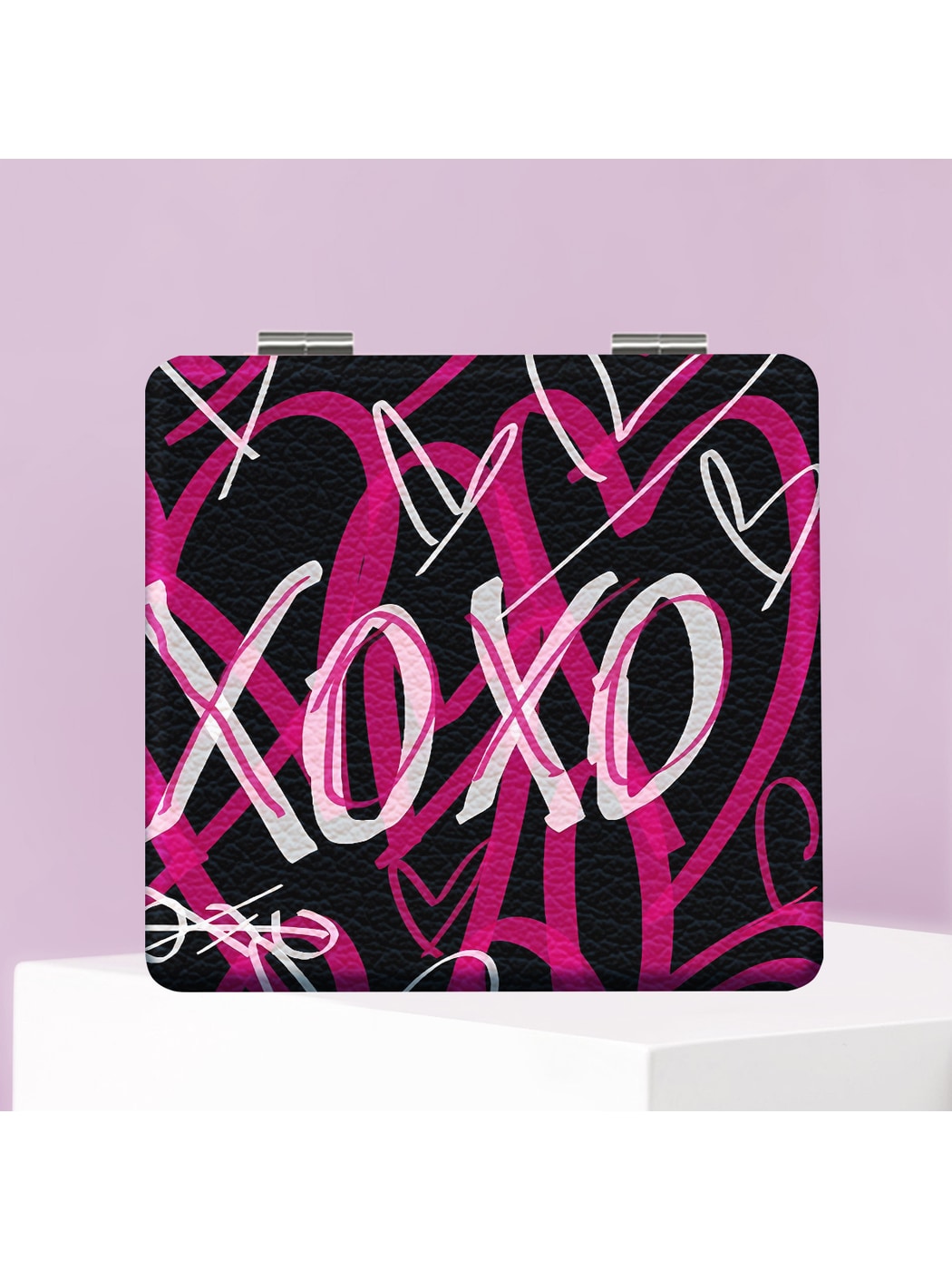 Mirroray - Y2K Graffiti Print Folding Makeup Mirror