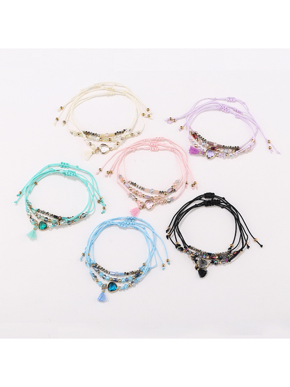 Lovra - Bohemian Beaded Tassel Bracelet Bracelet