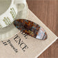 Beau - Modern Oval Acetate Alloy Hair Clip