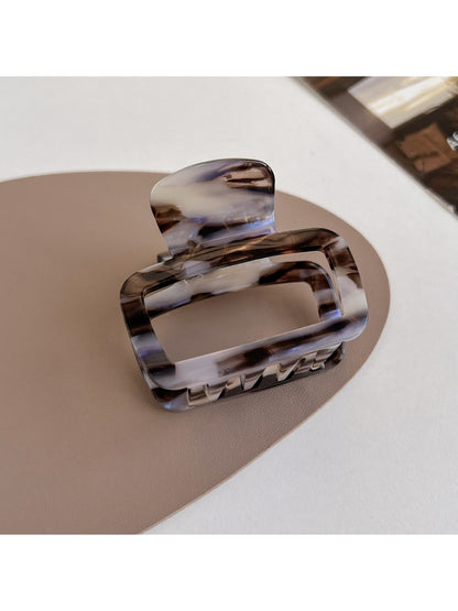 Beau - Square-Shaped Openwork Hair Clip