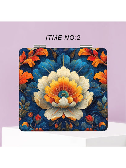 Mirroray - Floral Print Portable Mirror