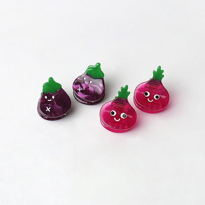 Beau - Acetate Vegetable Character Claw Hair Clip