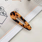 Beau - Glossy Teardrop Shaped Openwork Hair Clip