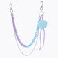 Keypus - Y2K Rabbit Charm Double Layer Keychain