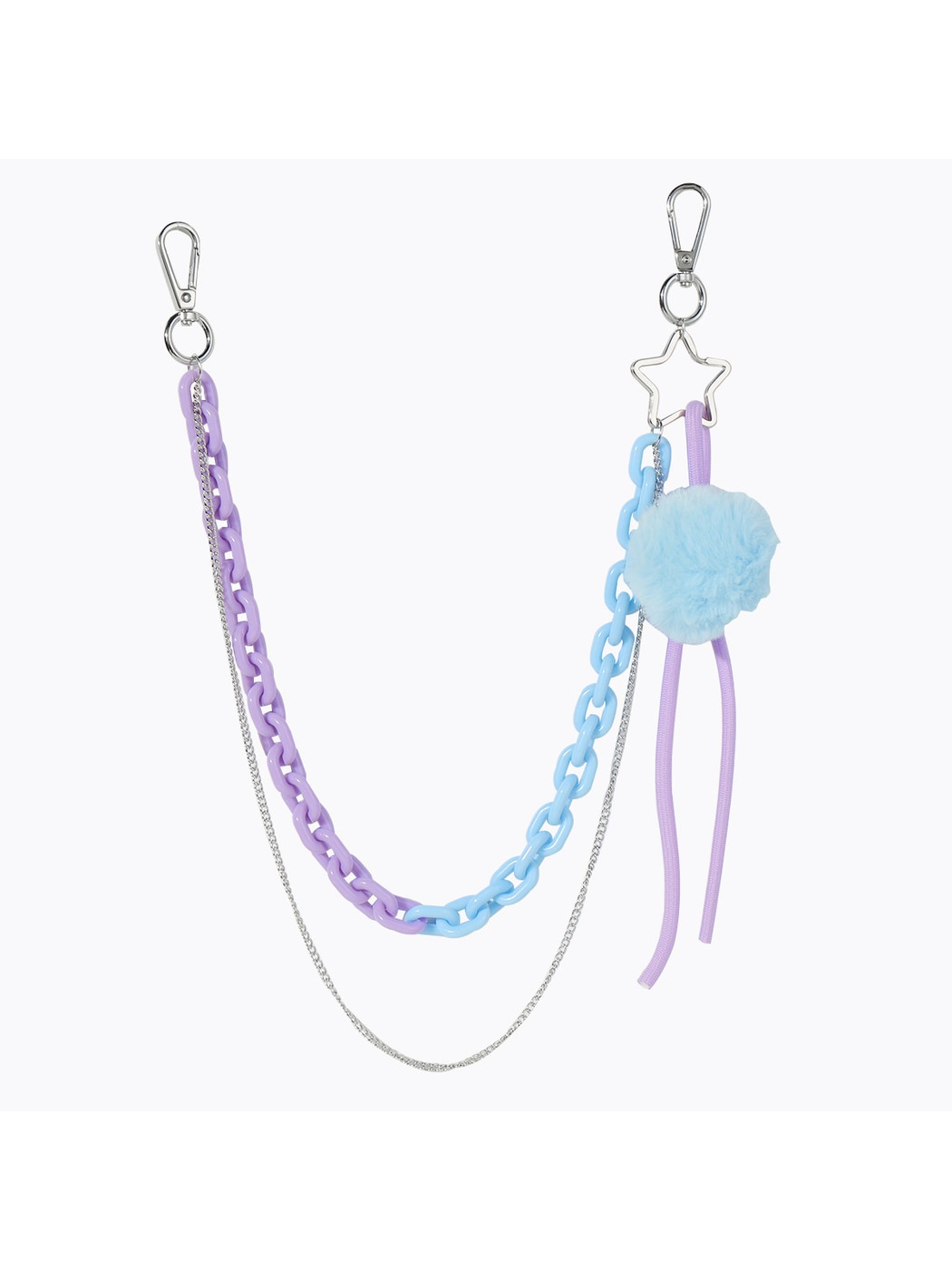 Keypus - Y2K Rabbit Charm Double Layer Keychain