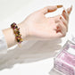 Lovra bracelet worn on wrist highlighting sparkling crystal charms