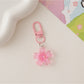 Keypus - Cute Solid Color Cherry Blossom Keychain