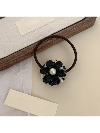 Gifty - Floral Acetate Elastic Hair Tie