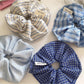 Gifty - Retro Blue Checkered Hair Loop