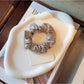 Gifty - Satin Finish Ruffle Fabric Scrunchie